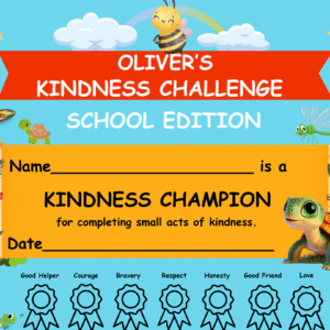 Oliver's Kindness Challenge for School